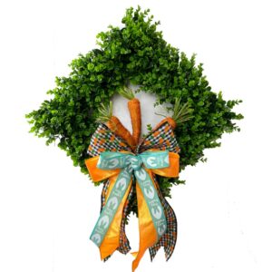 easter boxwood wreath