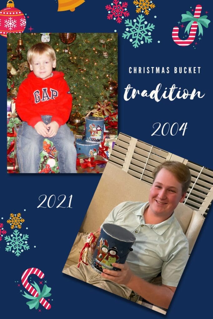 aj christmas bucket