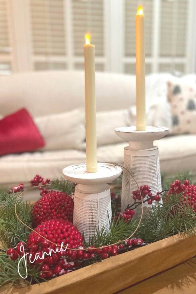 simple christmas centerpiece