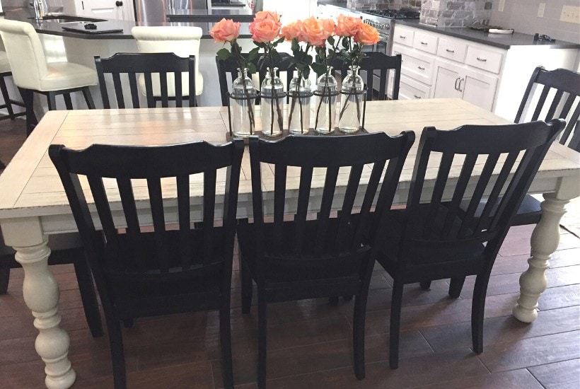 farmhouse table seats 8