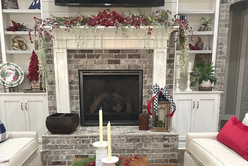 christmas mantel decoration, mantle decoration for christmas