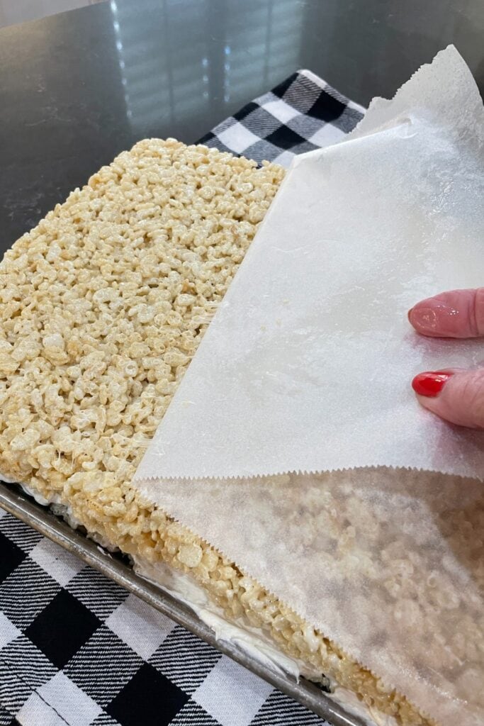 peel off parchment paper