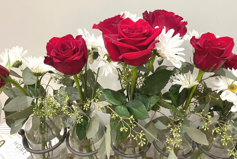 seeded eucalyptus in floral arrangements