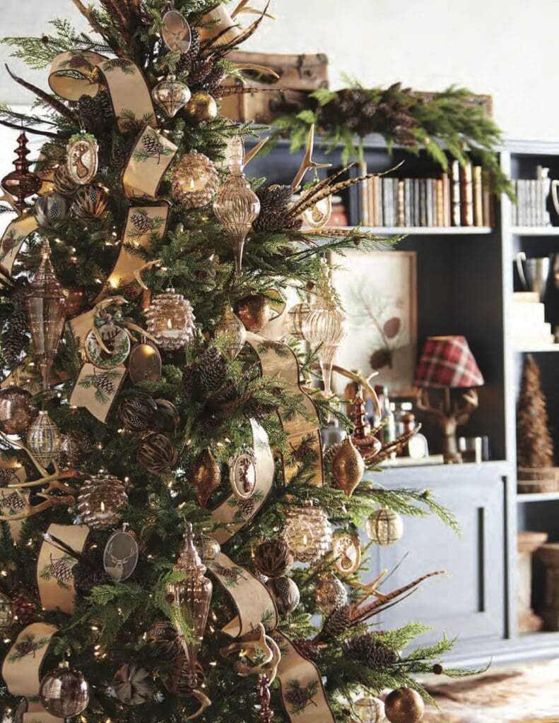 christmas at the lodge christmas tree, rustic christmas tree