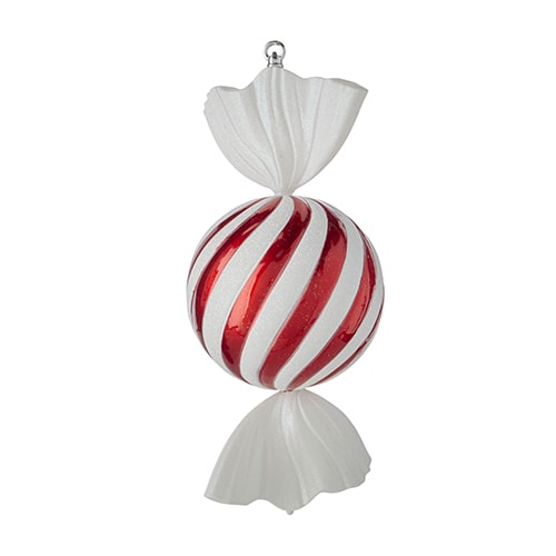 large peppermint candy ornament
