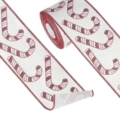 candy cane sequin ribbon