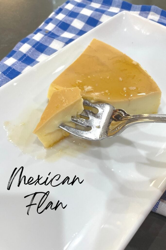 mexican flan custard dessert