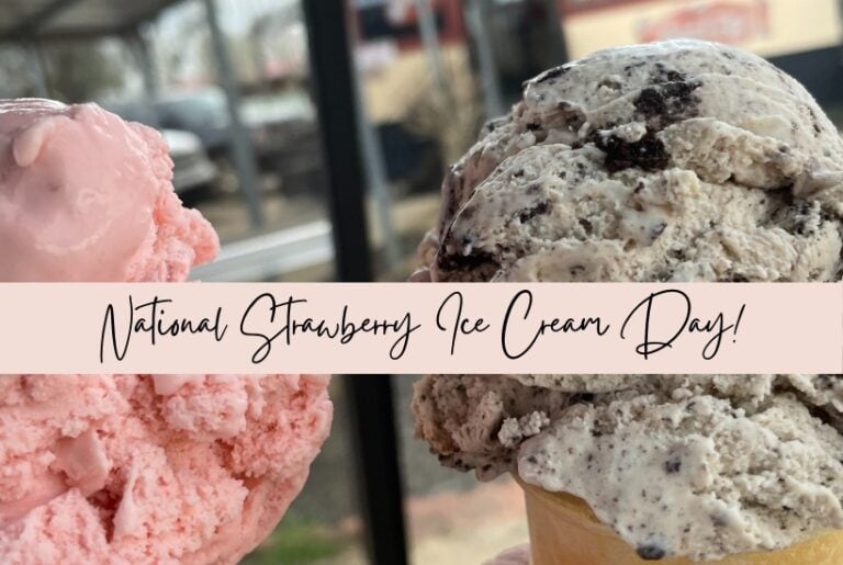 national strawberry ice cream day