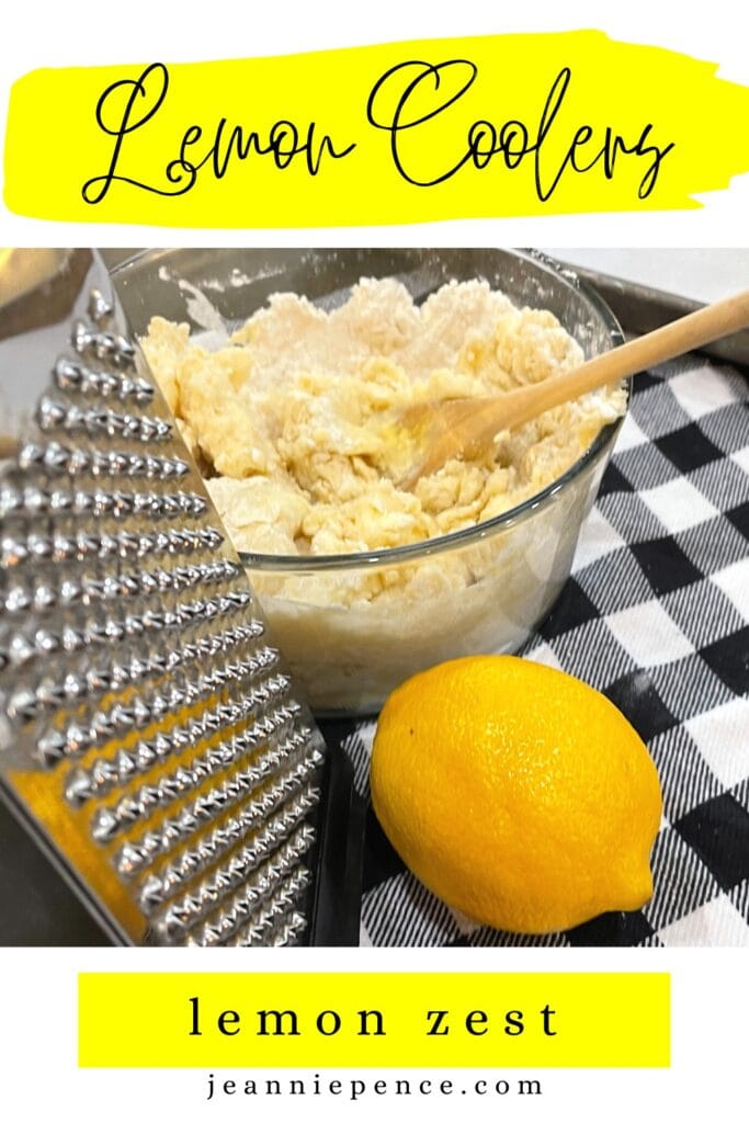 grate lemon zest