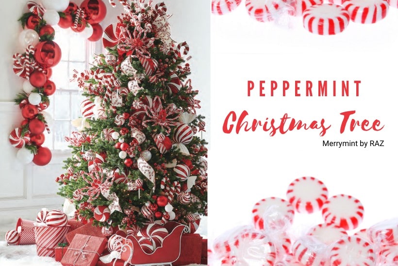 2022 RAZ Merrymint – Peppermint Christmas Tree