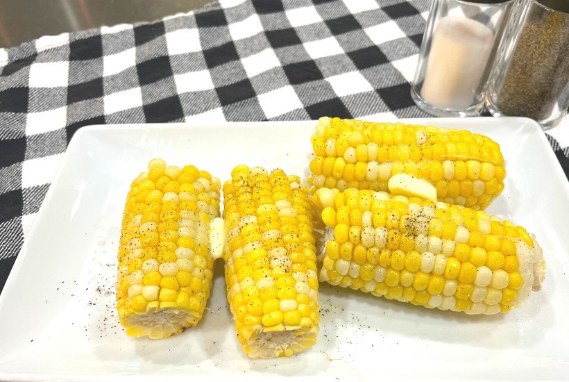 The Best, Easiest Microwave Corn on the Cob!