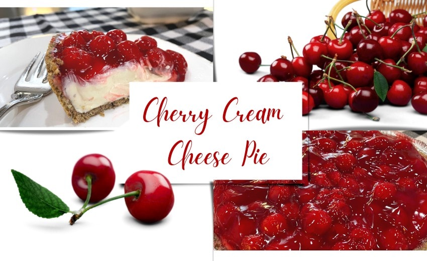 pecan crust with cream cheese cherry pie filling