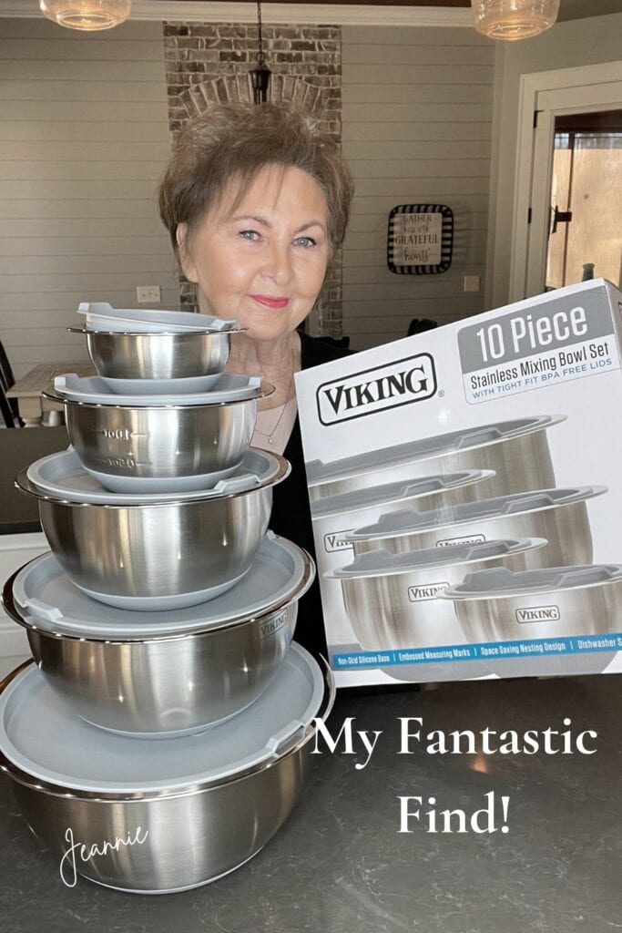 viking stainless steel mixing bowl set