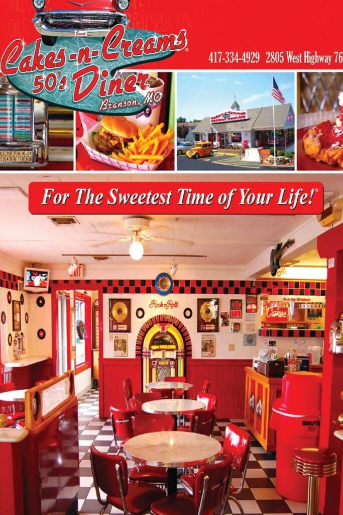 cakes-n-creams 50s diner in branson, mo