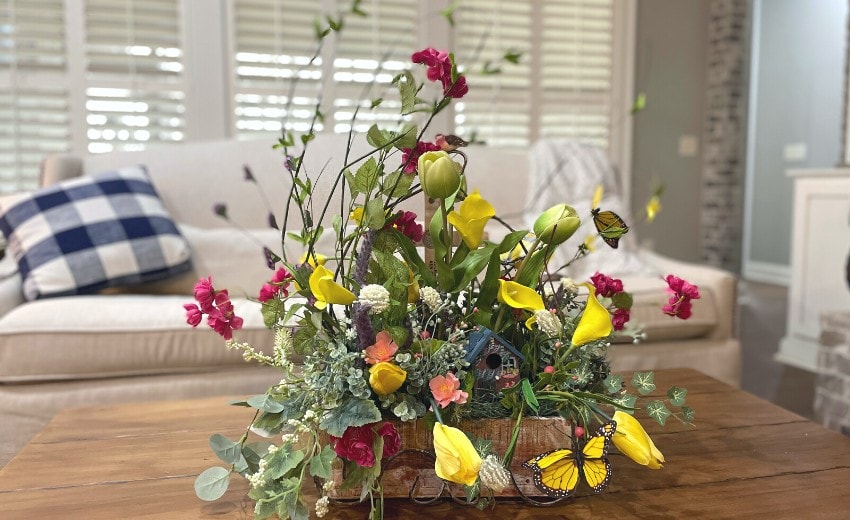 spring floral arrangement
