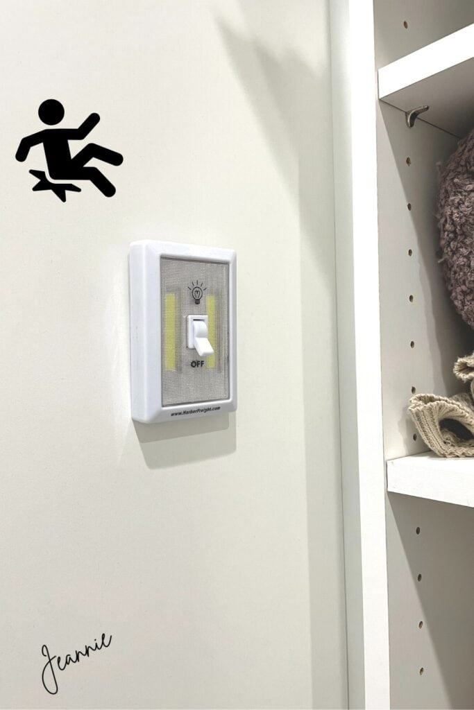 led lightswitch, no batteries