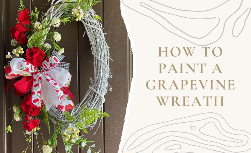 How to Paint a Grapevine Wreath