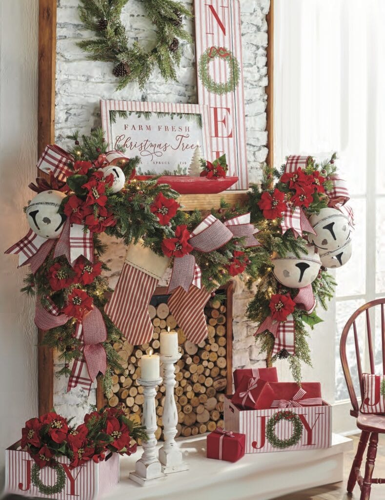 Christmas tree ideas and mantel decorations