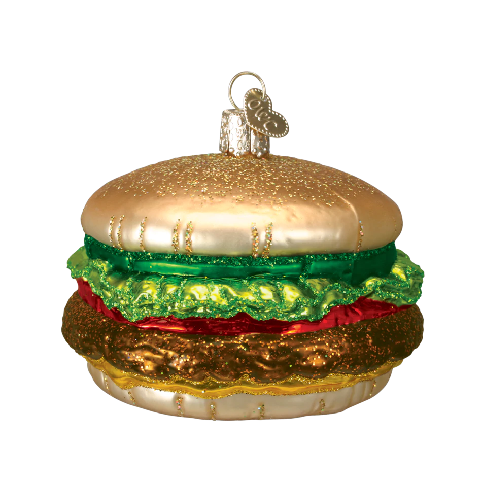old world christmas cheeseburger Christmas ornament for sale at Trendy Tree