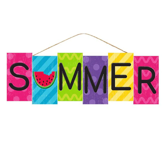 summer block sign