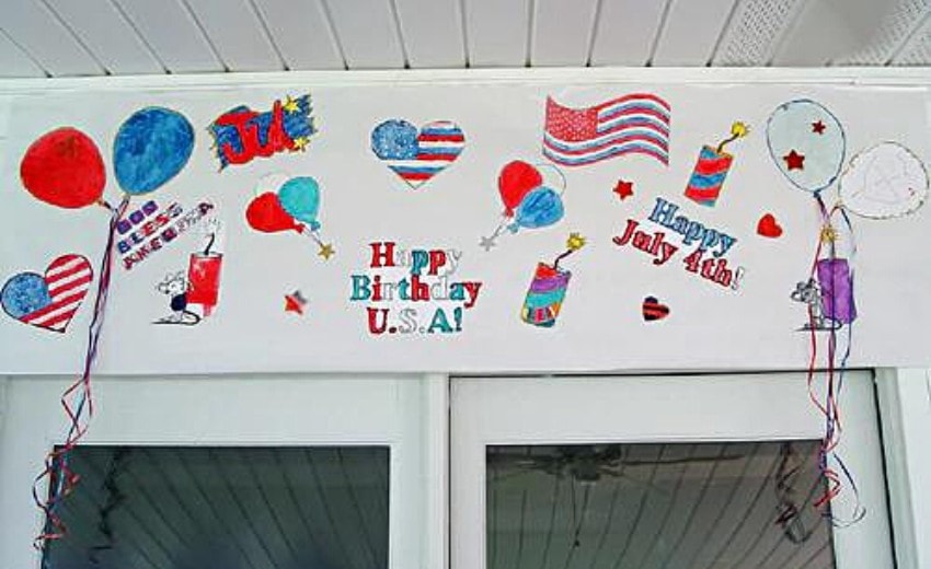 memorial day banner for kids to make