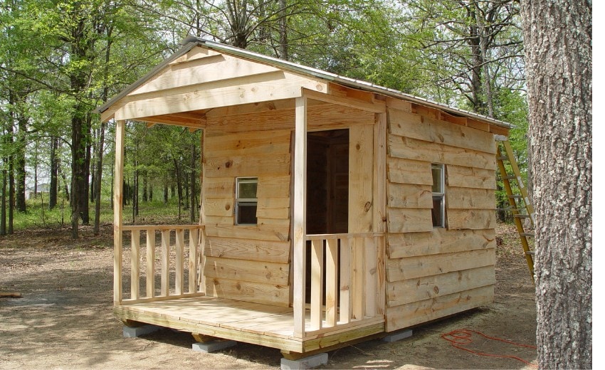 playhouse finished before wood stain