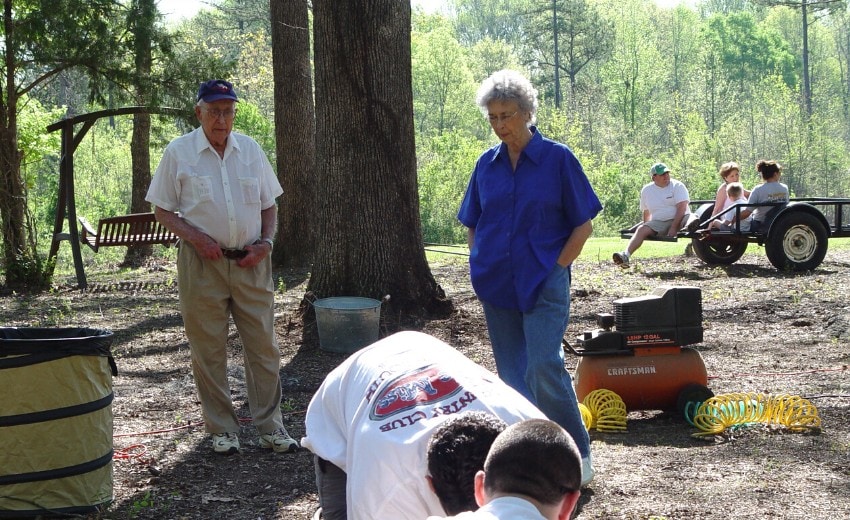 four generations of family helped build the playhouse
