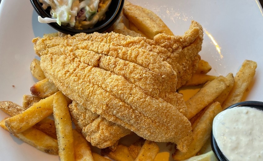 fried catfish at white river fish house branson mo