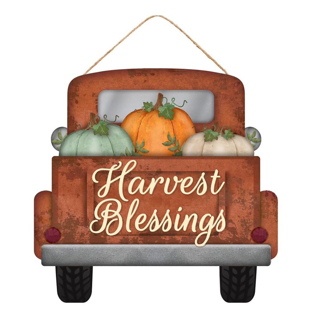 harvest blessings fall truck