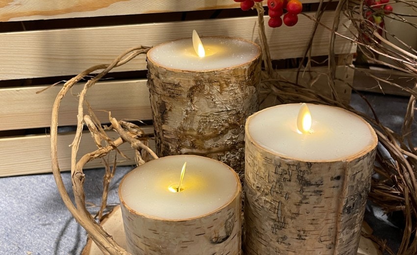 ideas for decorating with candles for fall