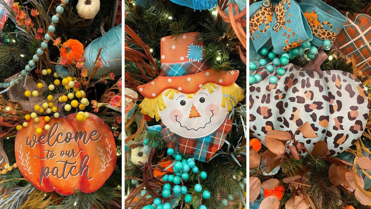 Ideas for a Fall Christmas Tree