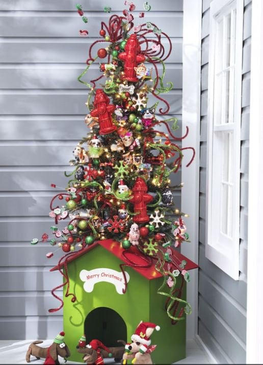 christmas doghouse tree