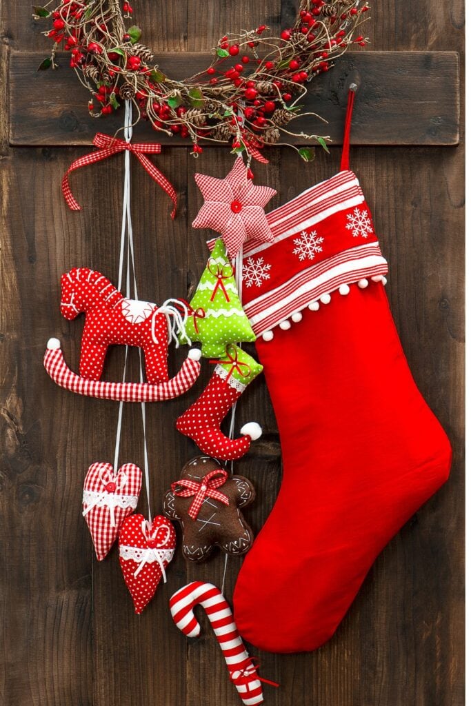 alternate places to hang christmas stockings