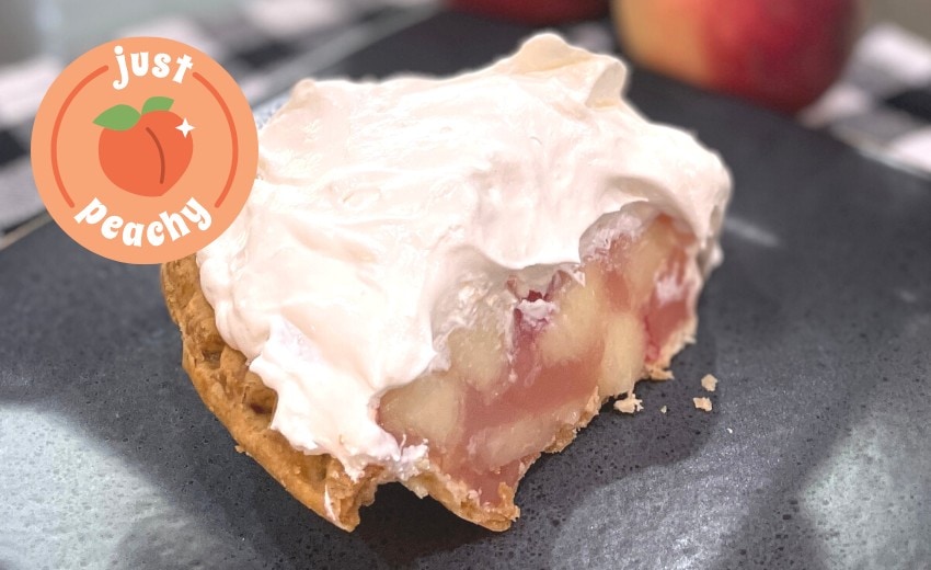 Reduced Sugar Fresh Peach Pie