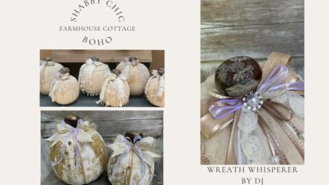 decoupage pumpkin