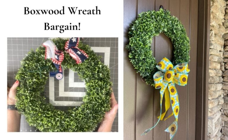 boxwood wreath bargain