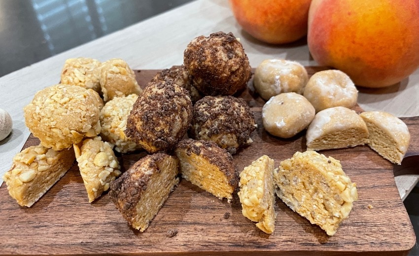 peanut butte ball with rice krispies