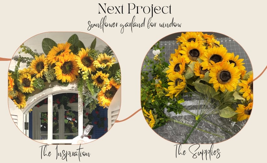 Next Project – Sunflower Garland