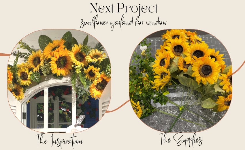 sunflower garland