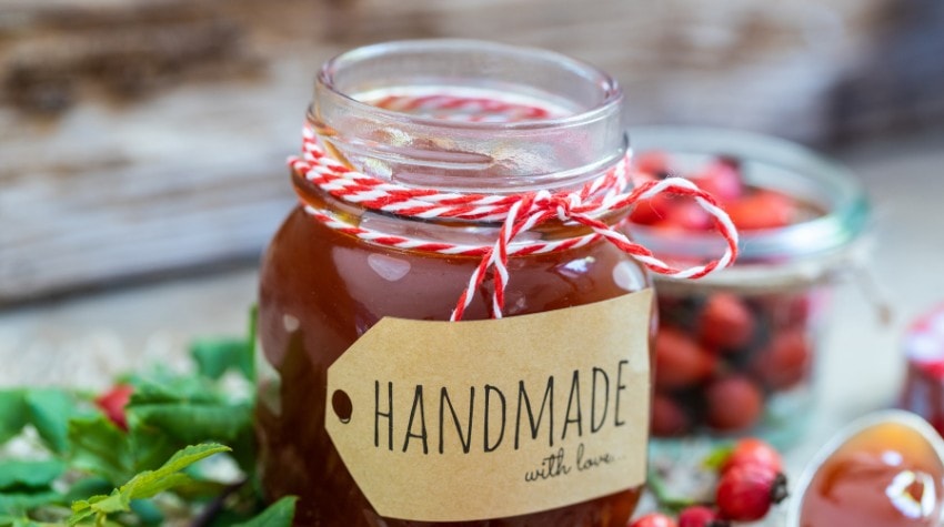 gift of jams, jellies, relish for christmas
