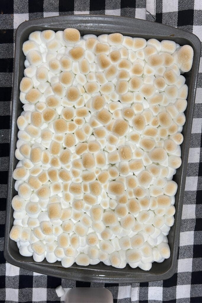 lightly browned marshmallows