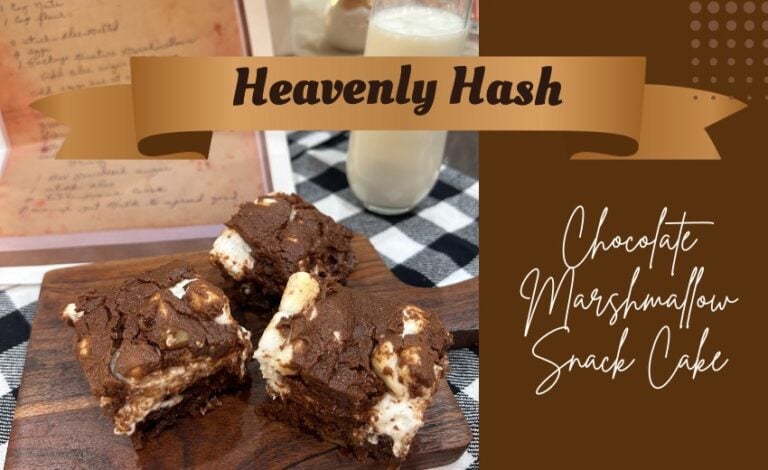 heavenly hash chocolate snack cake