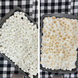 lightly browned marshmallows