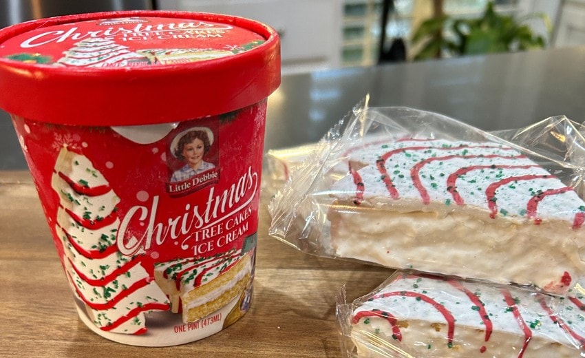 Little Debbie Christmas Tree Cakes – Ice Cream!