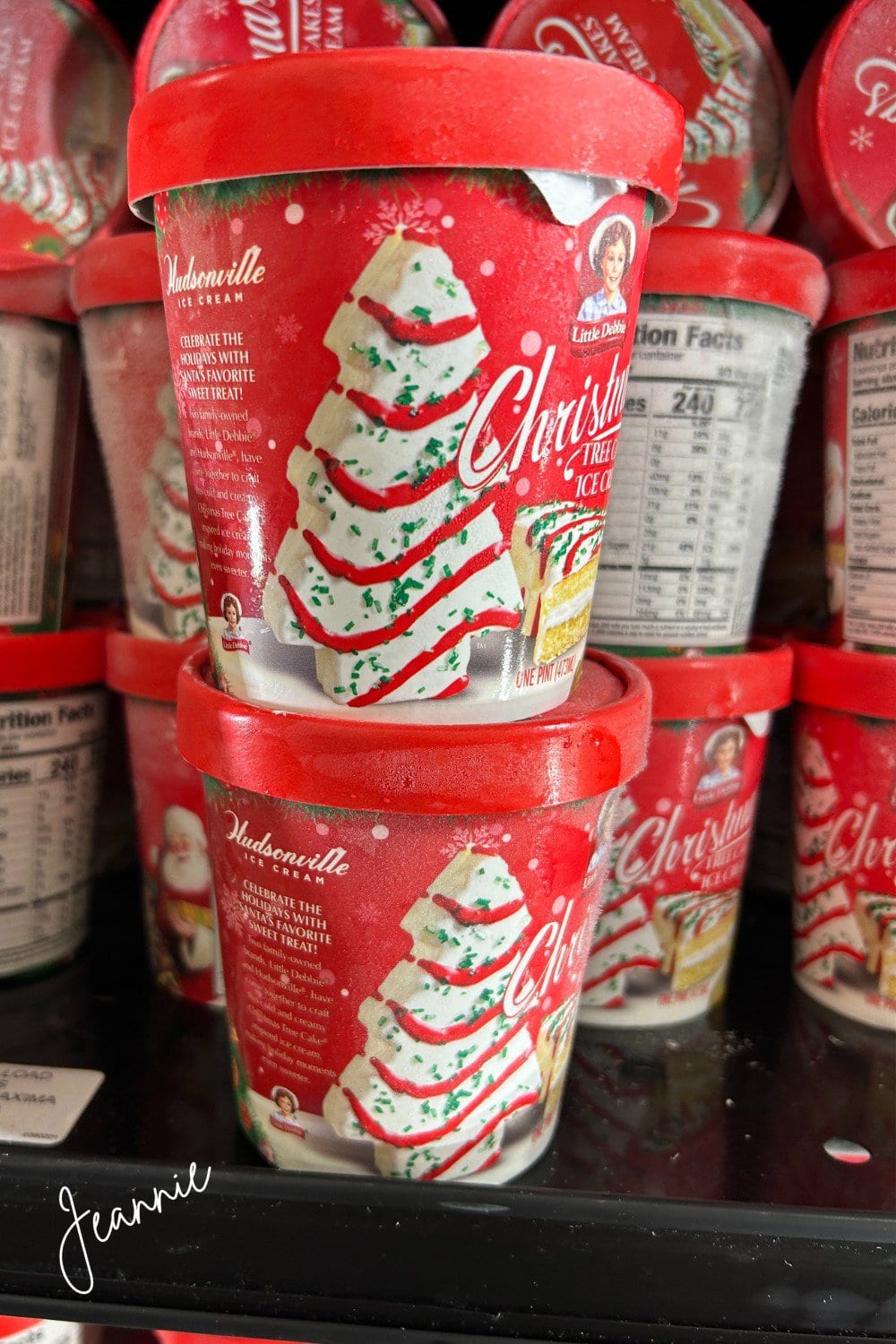 Little Debbie Christmas Tree Cakes Ice Cream! Jeannie Pence