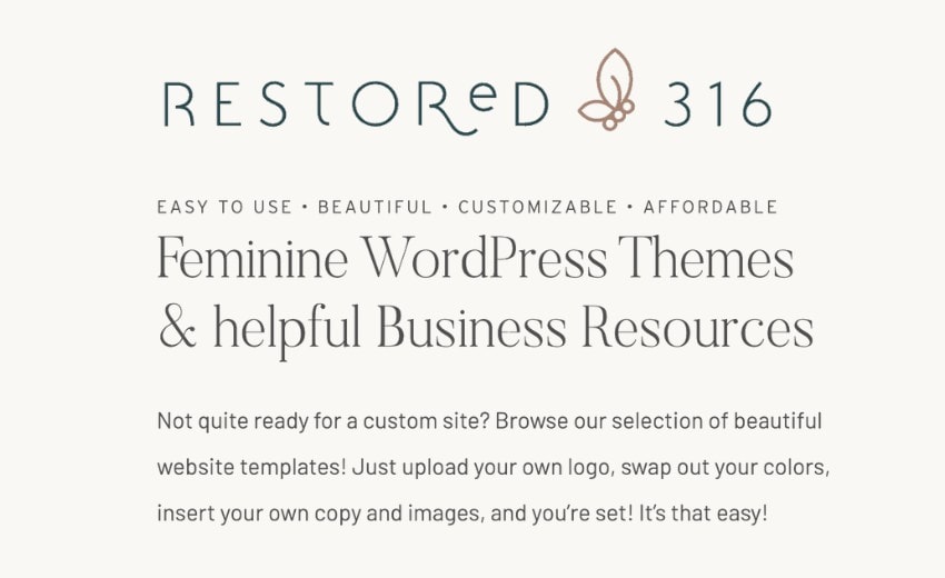 wordpress themes from restored 316