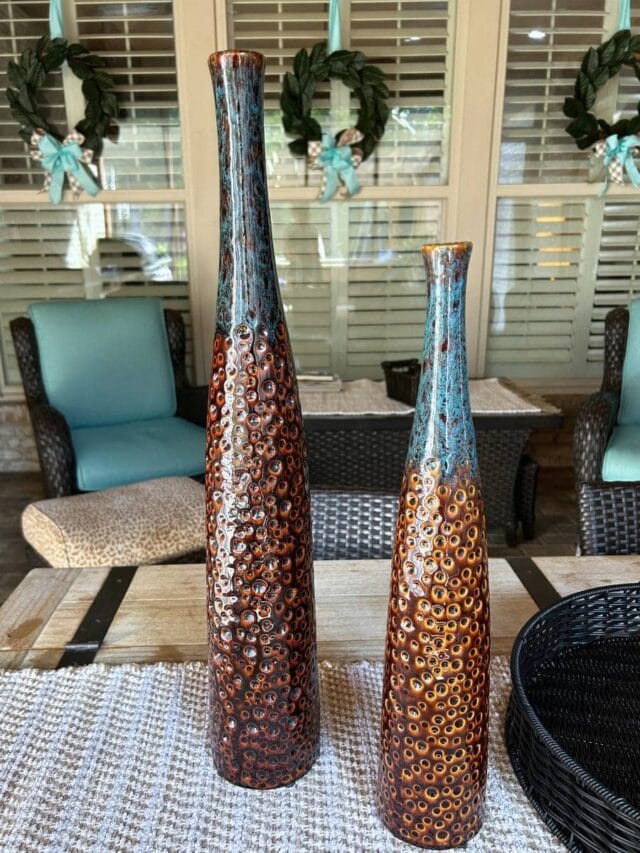 Chalk Painted Vases – It was Easy!