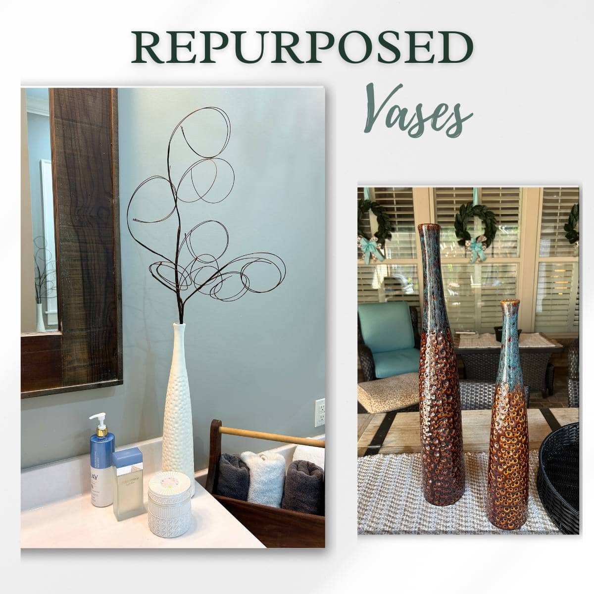 Repurpose Vases with Chalk Paint