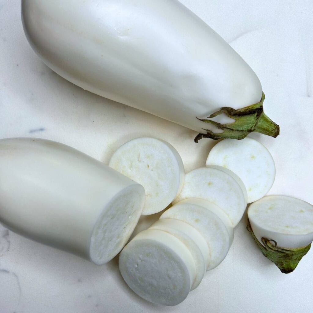 white eggplant