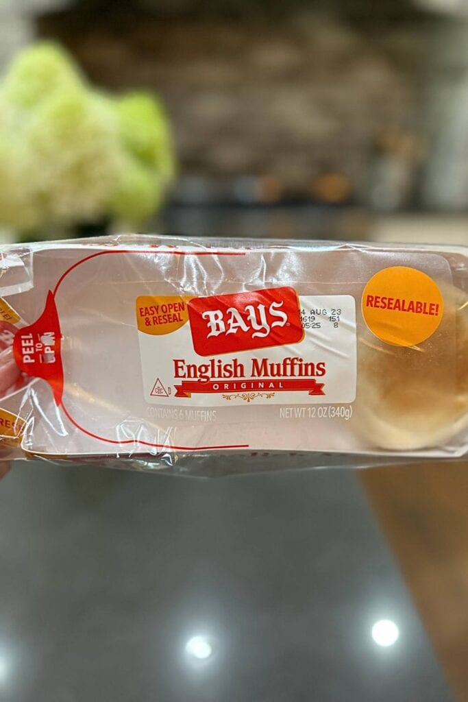 bays english muffins in a resealable bag